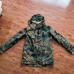 Burton dry ride snowboard jacket size L ski snow